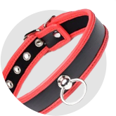 Bondage Collars and Leashes