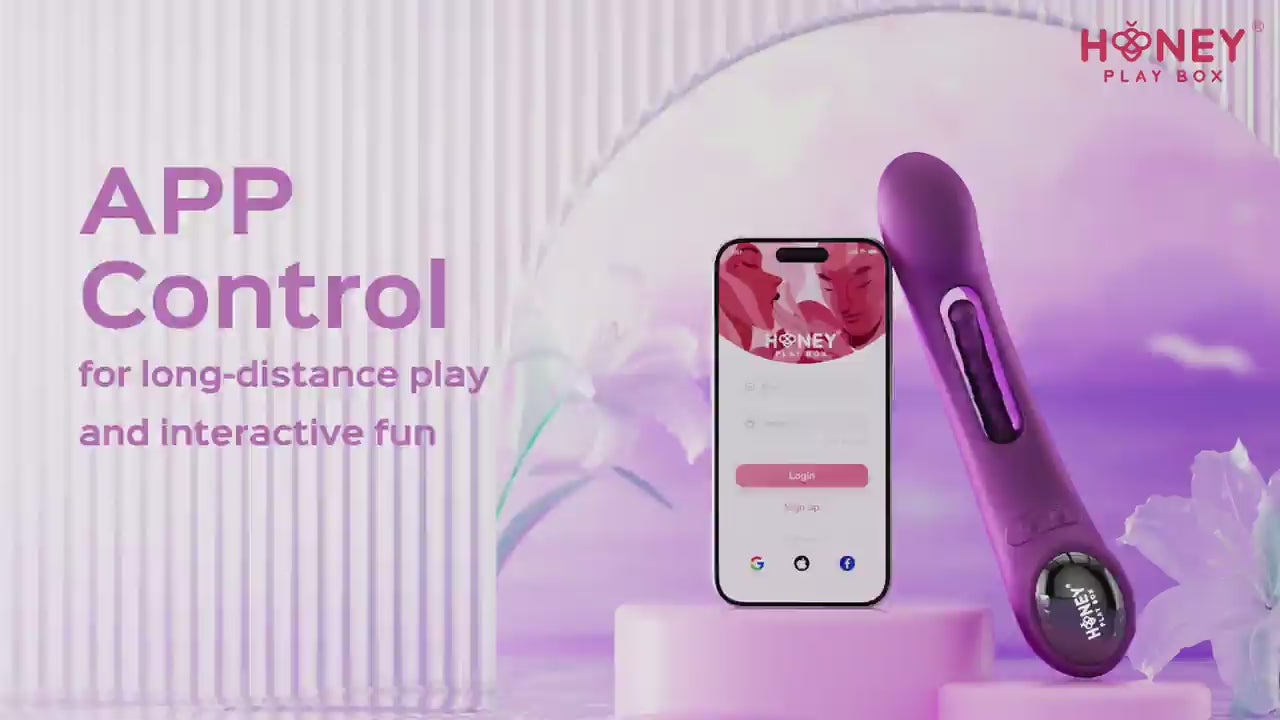 Load video: Honey Play Box Tempo App-Controlled Tapping Vibrator Promo Video