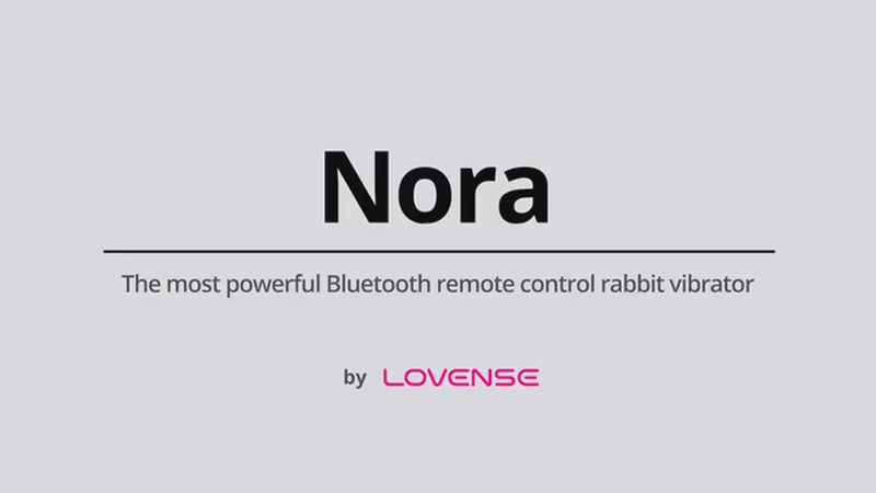 Lovense Nora Sound-Activated App-Controlled Bluetooth Rabbit Vibrator Promo Video