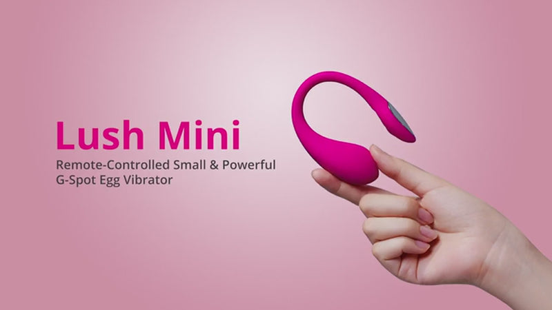 Lovense Lush Mini App-Controlled G-Spot Egg Vibrator Promo Video