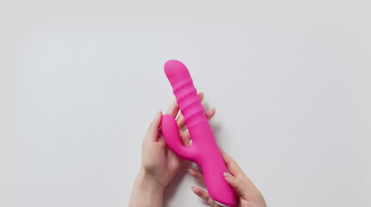 Load video: Lovense Velvo App-Controlled Rabbit Vibrator Explainer Video