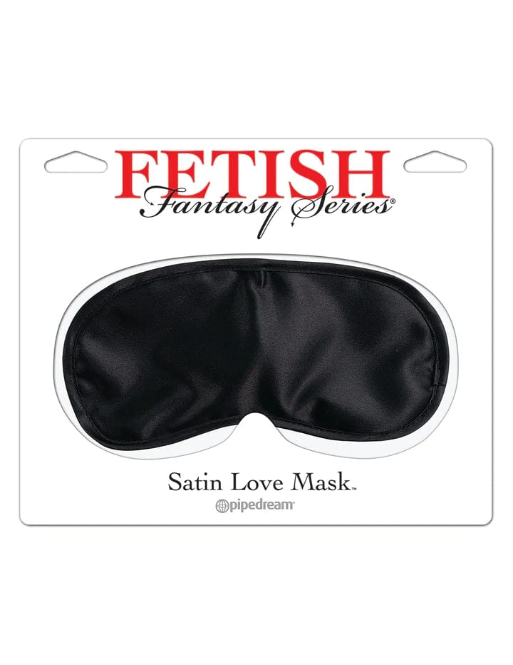 SATIN LOVE MASK BLACK