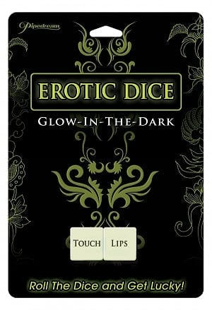 EROTIC DICE - GLOW IN THE DARK