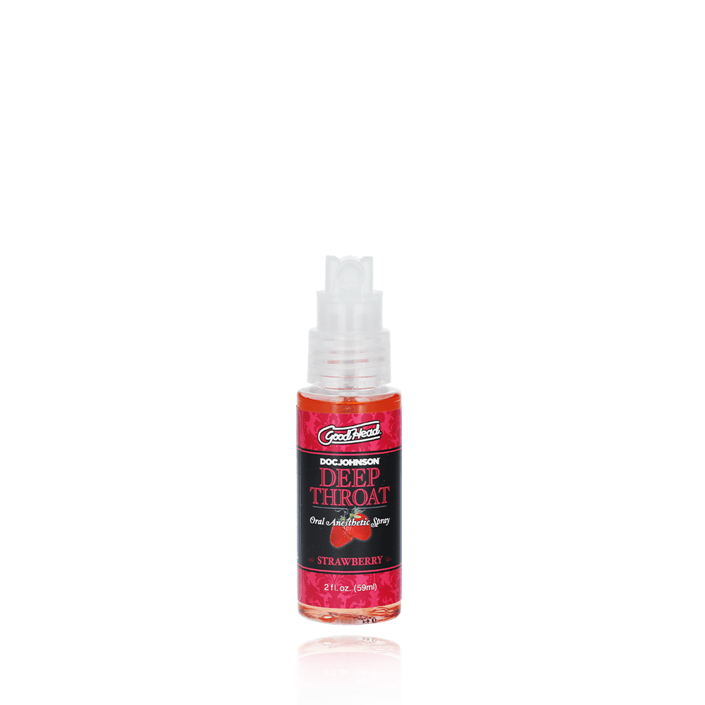 DEEP THROAT SPRAY 2OZ - STRAWBERRY