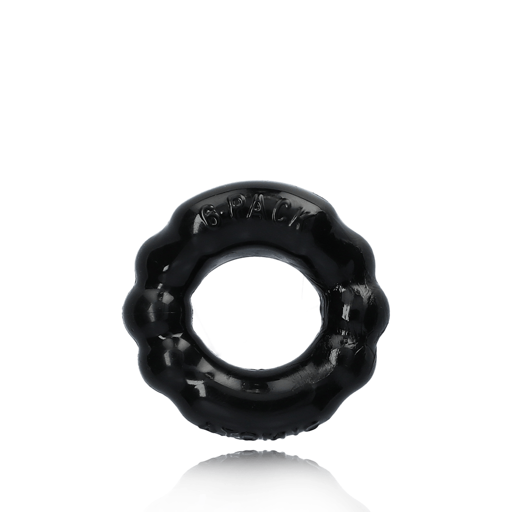 Oxballs 6 Pack Cock Ring - Black