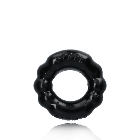 Oxballs 6 Pack Cock Ring - Black