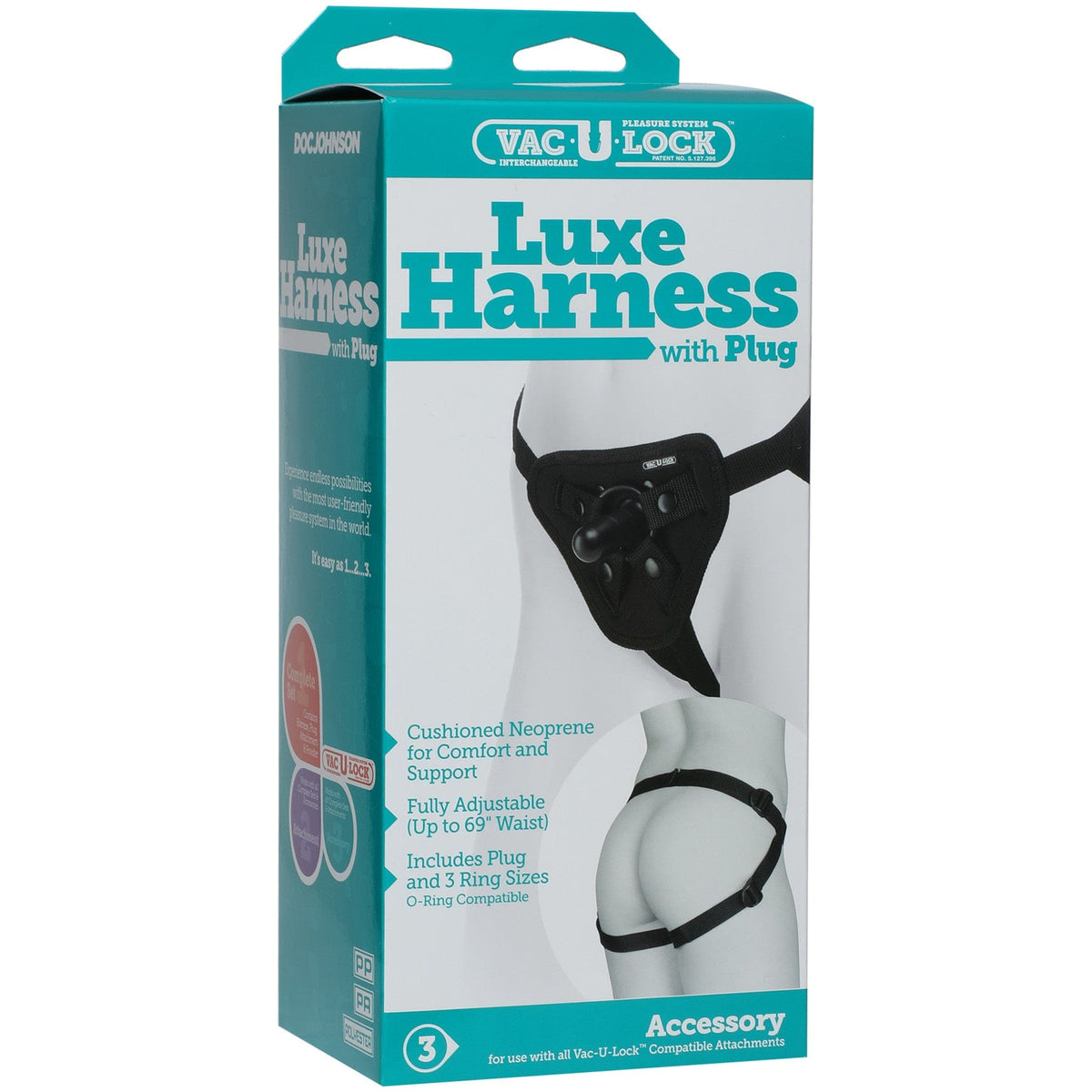 LUXE HARNESS - BLACK