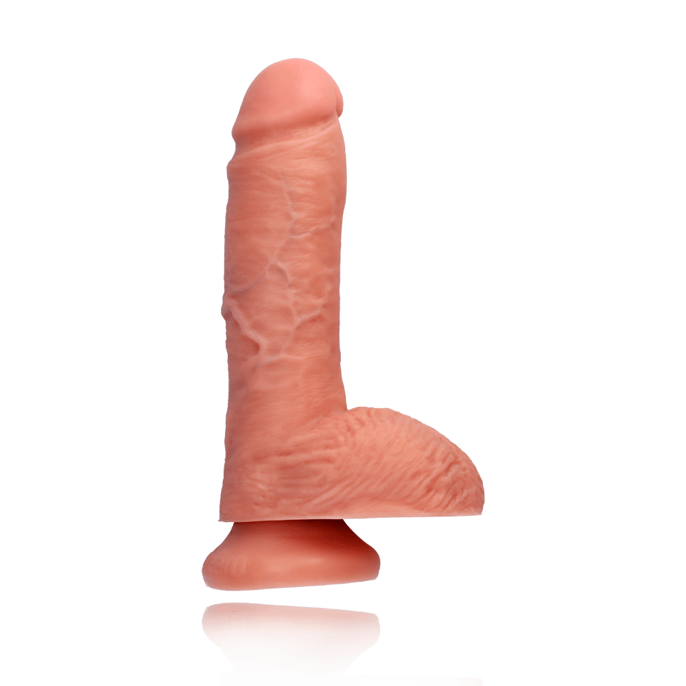 8" COCK W/ BALLS - LIGHT