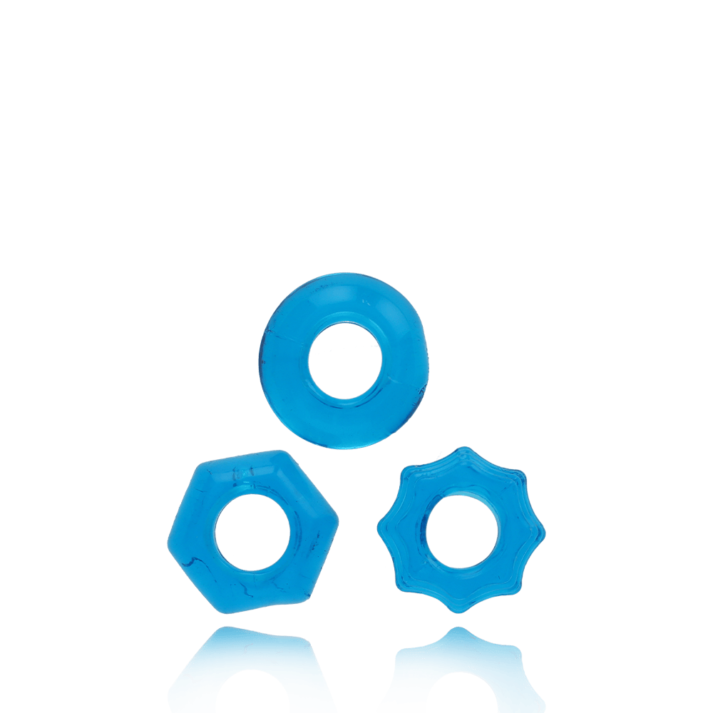 Classix Cockring Set - Blue