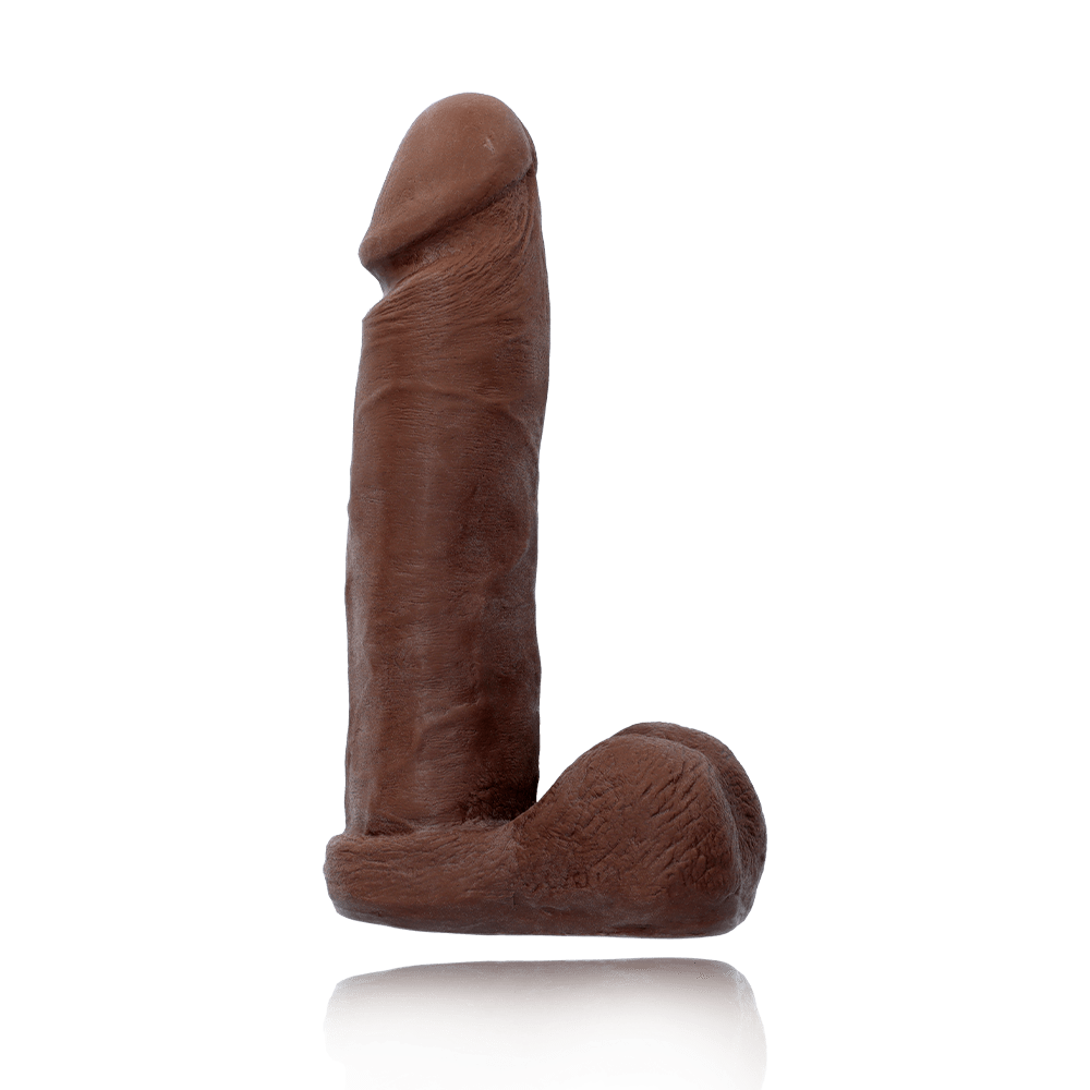 ULTRASKYN 8" COCK - CHOCOLATE