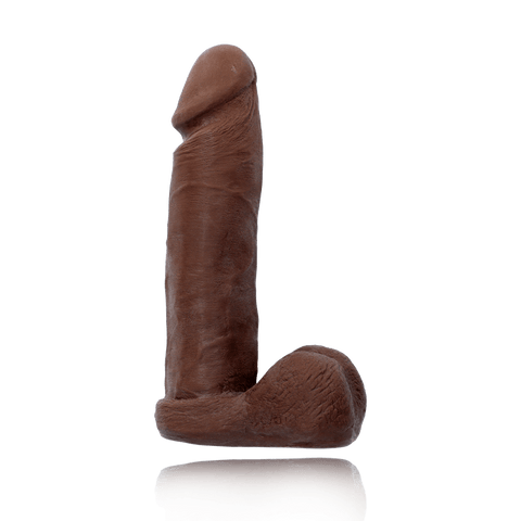 ULTRASKYN 8" COCK - CHOCOLATE