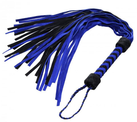 BLACK AND BLUE SUEDE FLOGGER