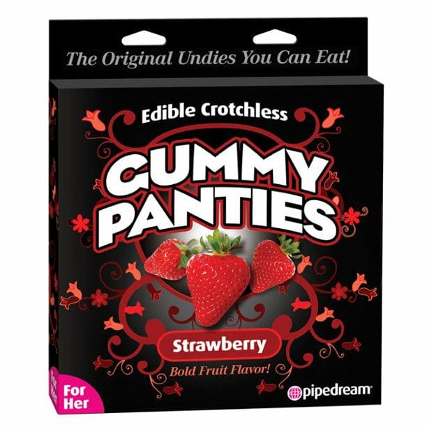 EDIBLE CROTCHLESS GUMMY PANTIES - STRAWBERRY