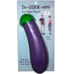 IN-COCK-NITO EGGPLANT FLASK