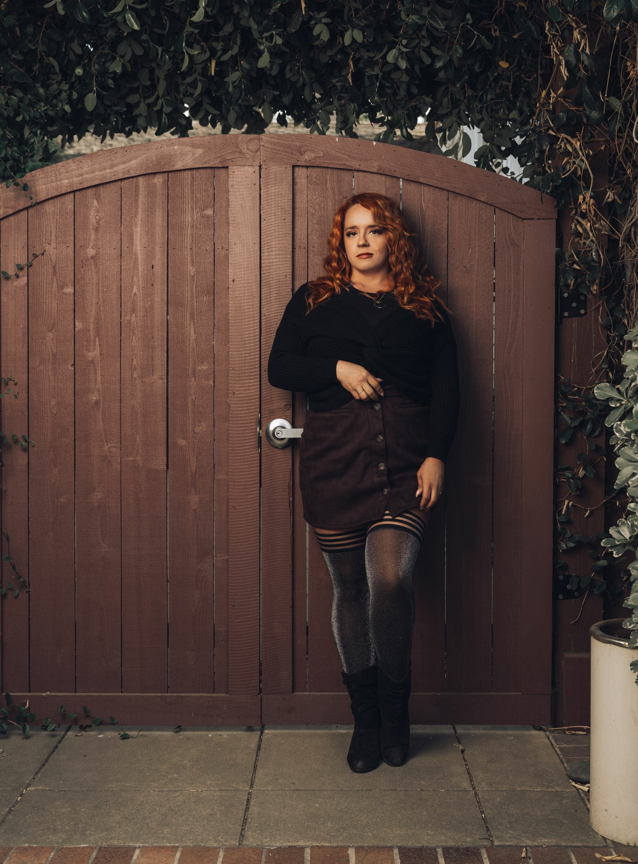 KAYLEE - BLACK SHIMMER - D