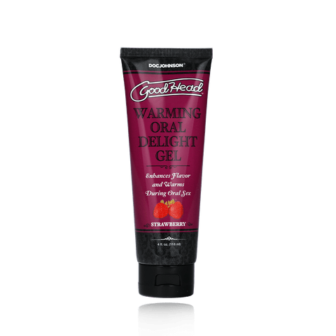 WARMING ORAL DELIGHT GEL 4OZ - STRAWBERRY