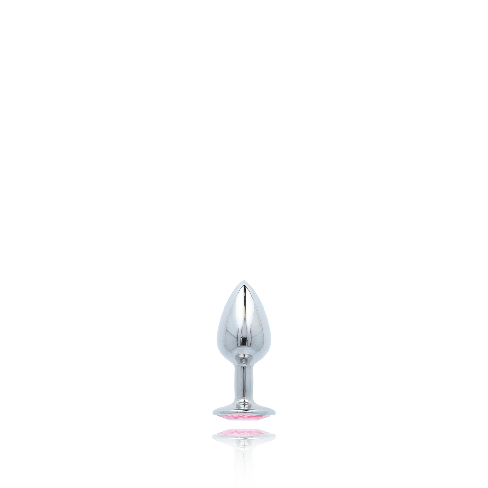 PINK GEM ANAL PLUG - SMALL