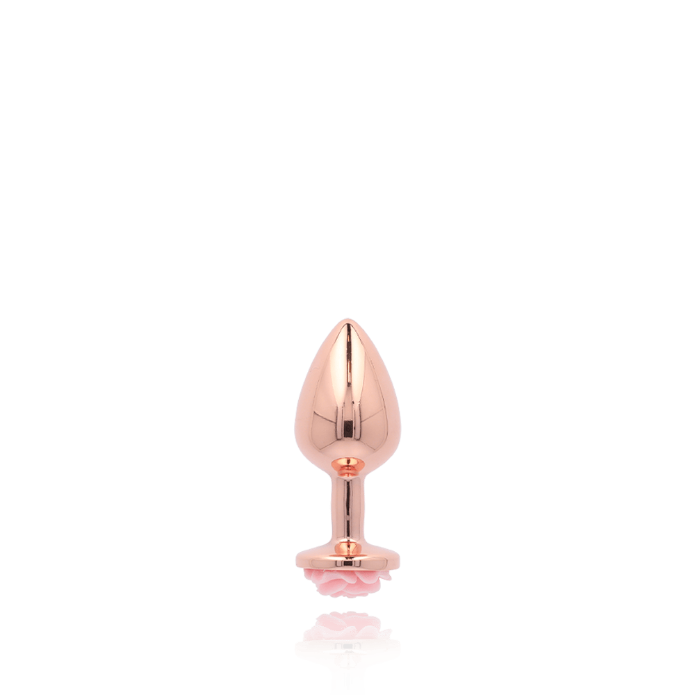 PINK ROSE GOLD ANAL PLUG - SMALL