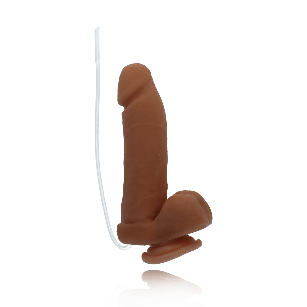 8" SQUIRTING COCK W/ BALLS