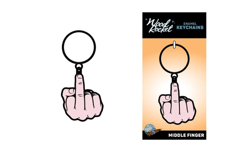 KEYCHAIN - MIDDLE FINGER