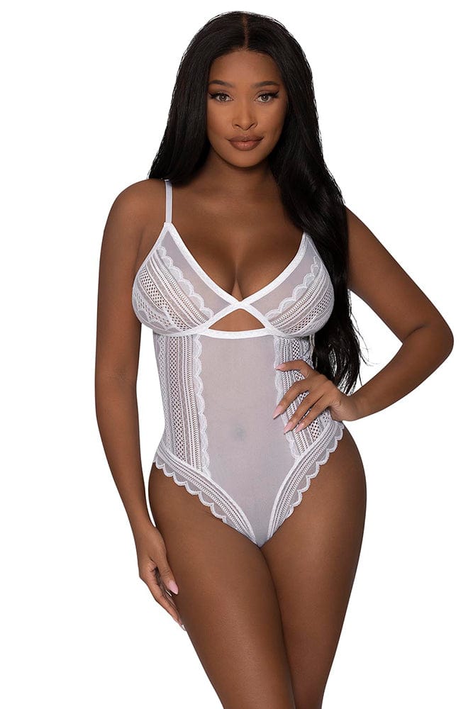 CHEEKY TEDDY - WHITE - L/XL