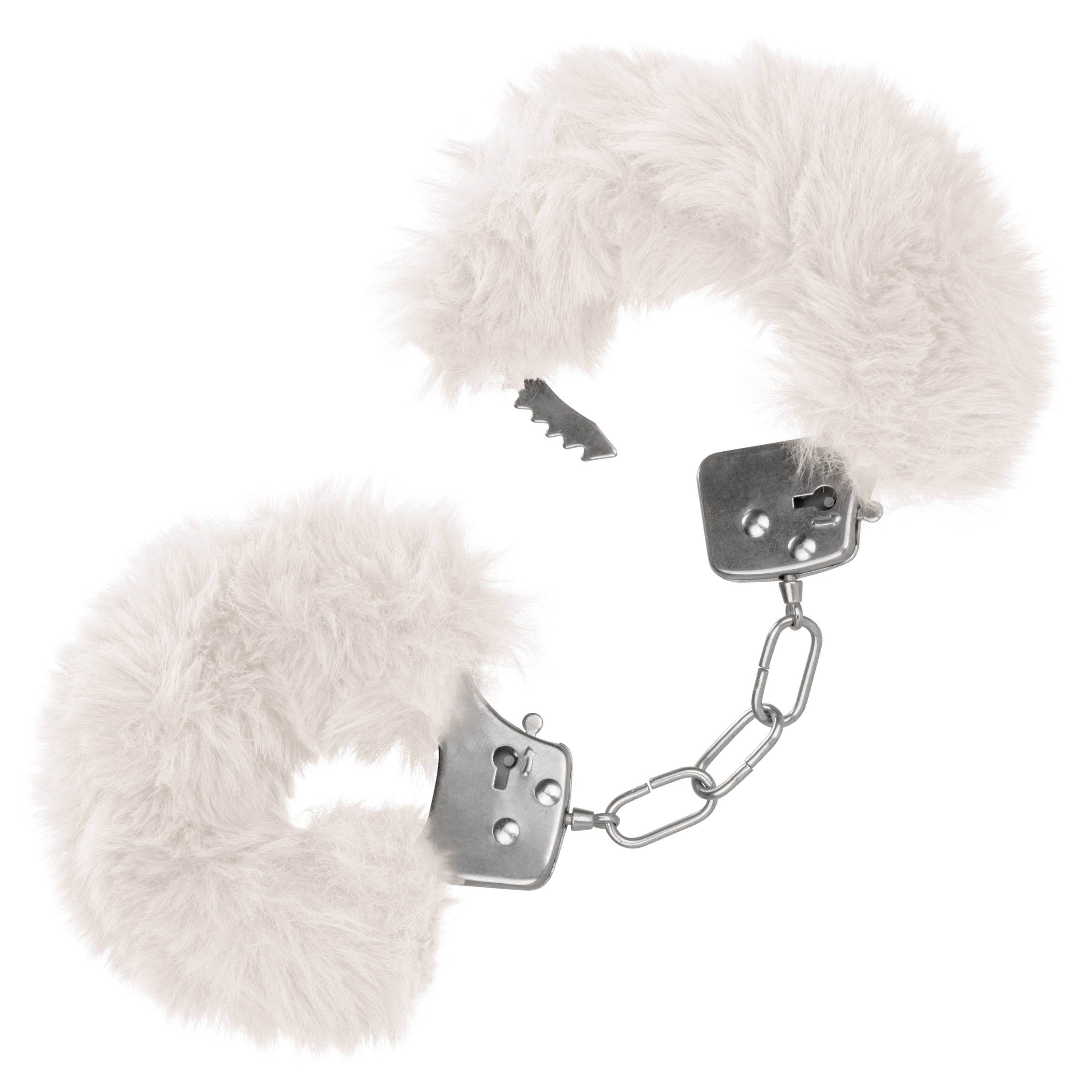 ULTRA FLUFFY FURRY CUFFS - WHITE