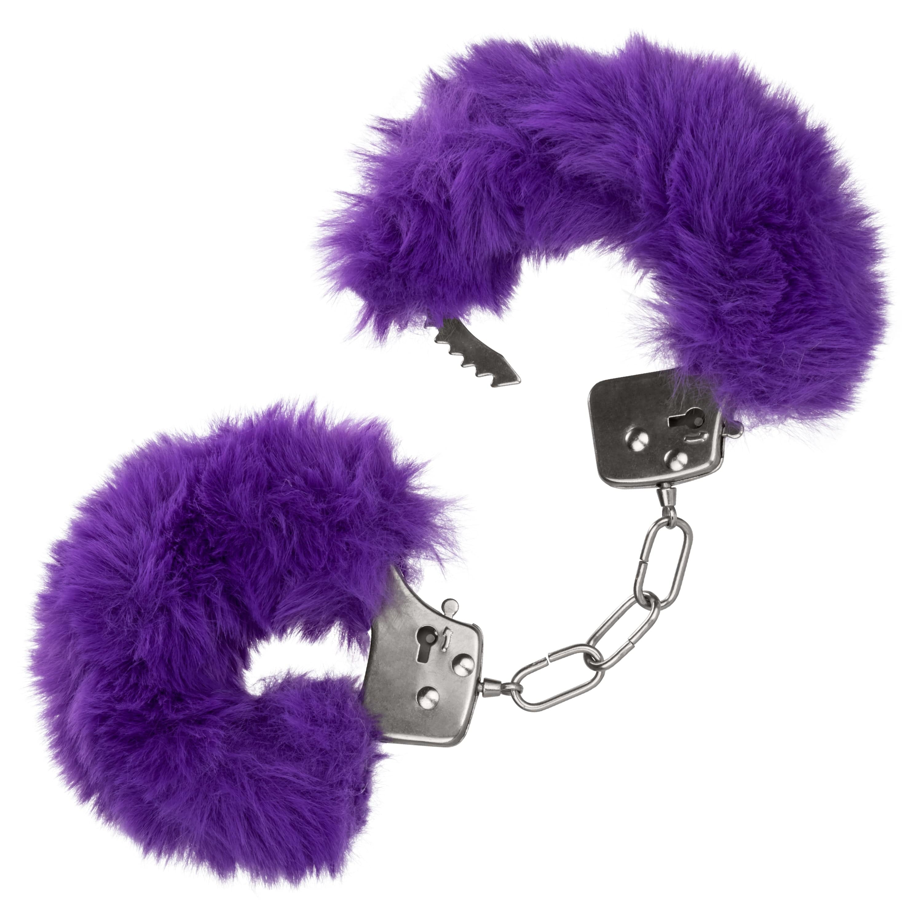 ULTRA FLUFFY FURRY CUFFS - PURPLE