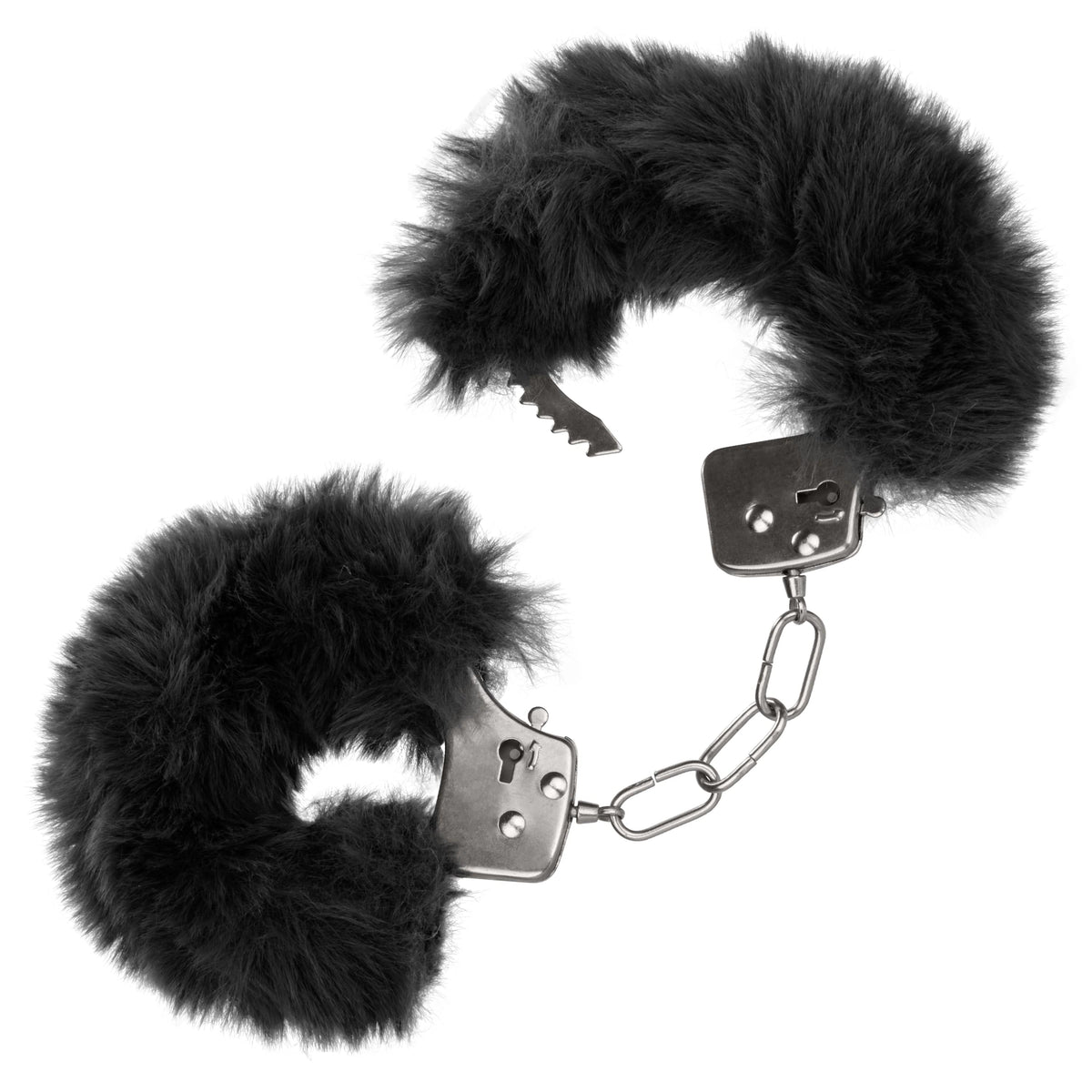 ULTRA FLUFFY FURRY CUFFS - BLACK