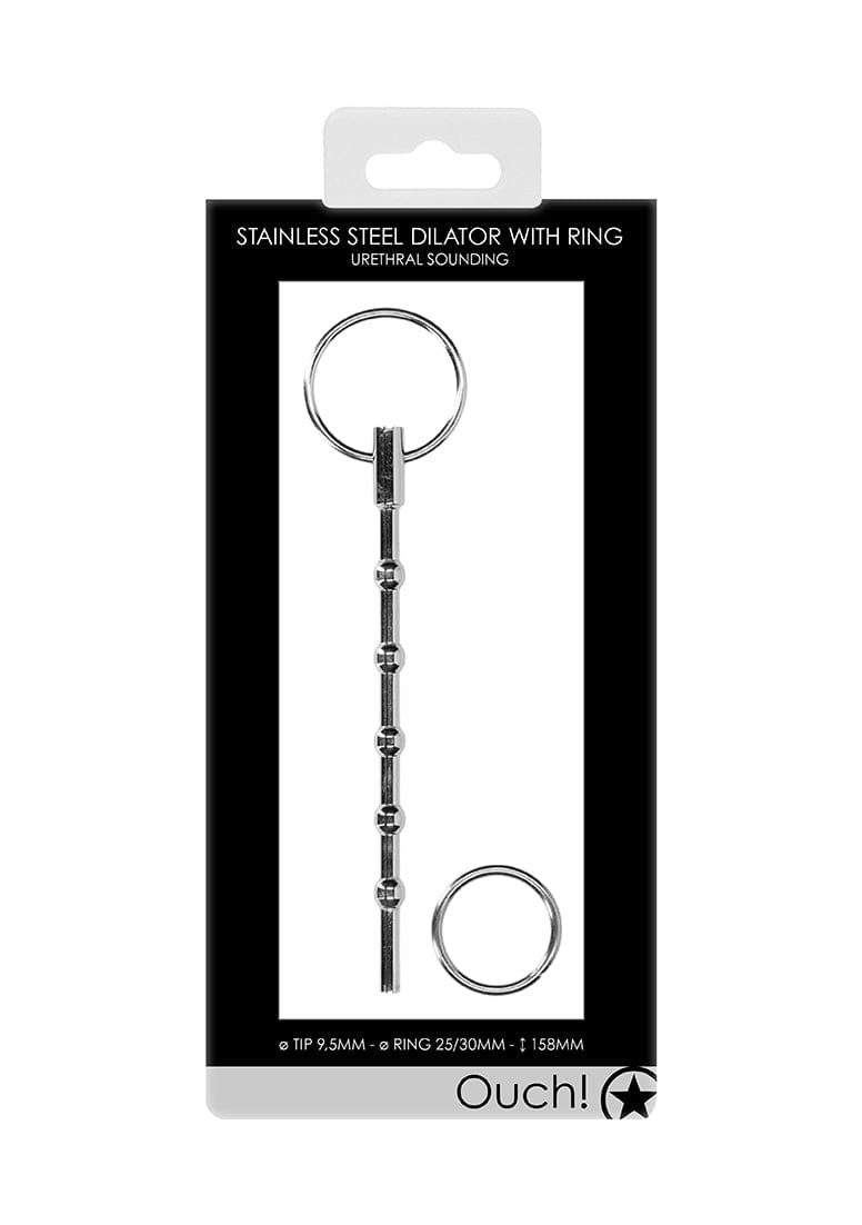 STAINLESS STEEL DILATOR W/ RING 9.5MM