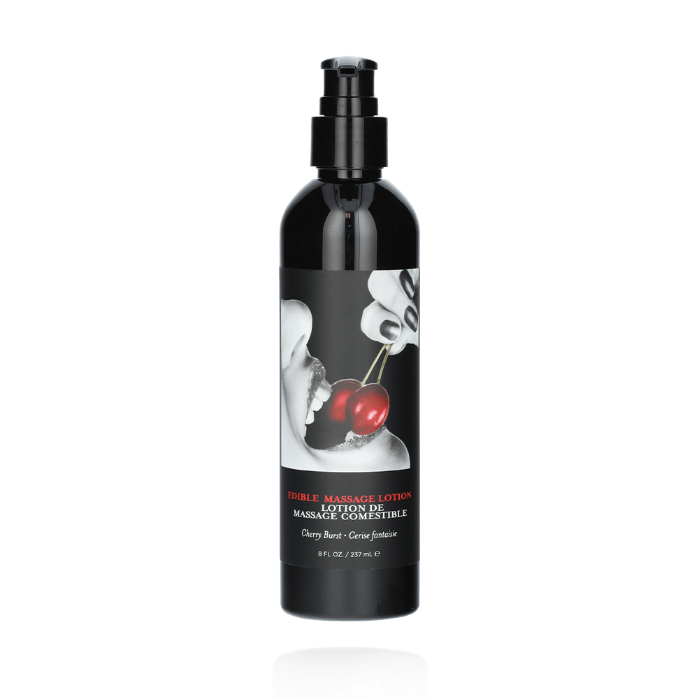 EDIBLE MASSAGE LOTION - 8 OZ - CHERRY