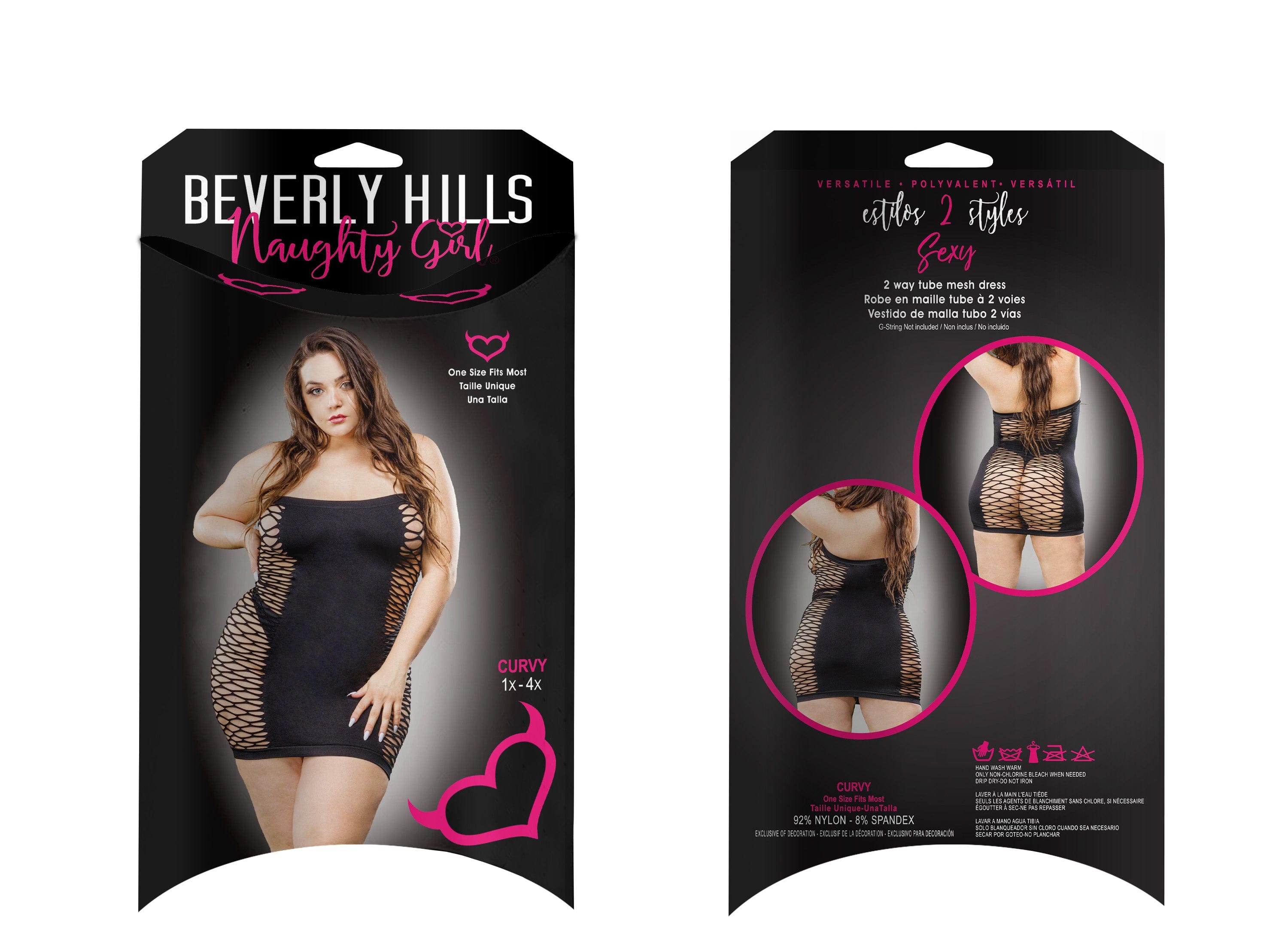 SEXY FOREPLAY DRESS - BLACK - Q