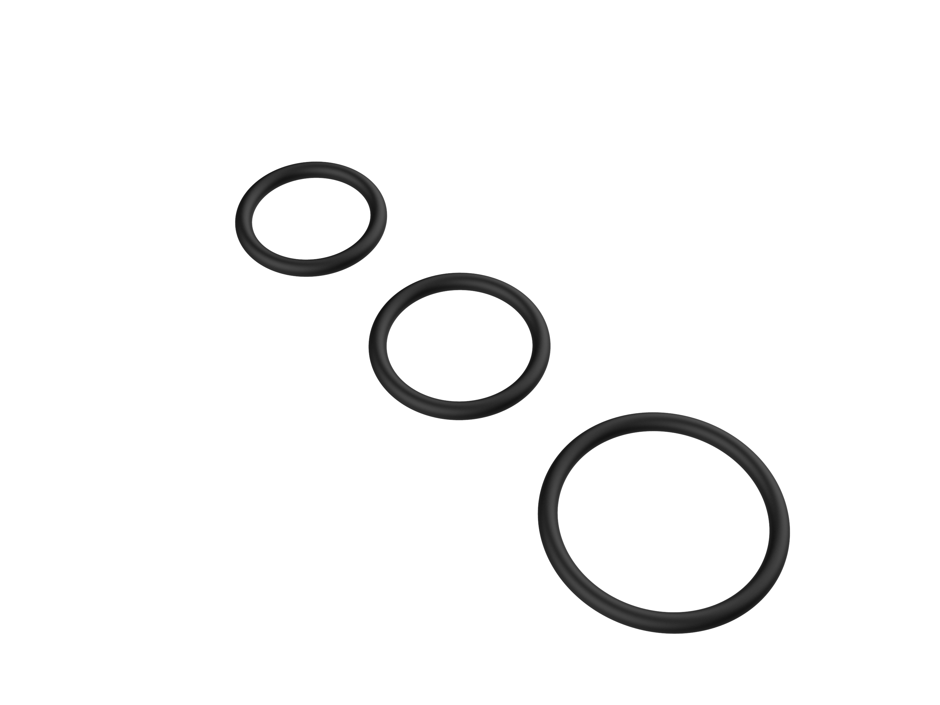 O-RINGZZ 3PC SILICONE RING SET