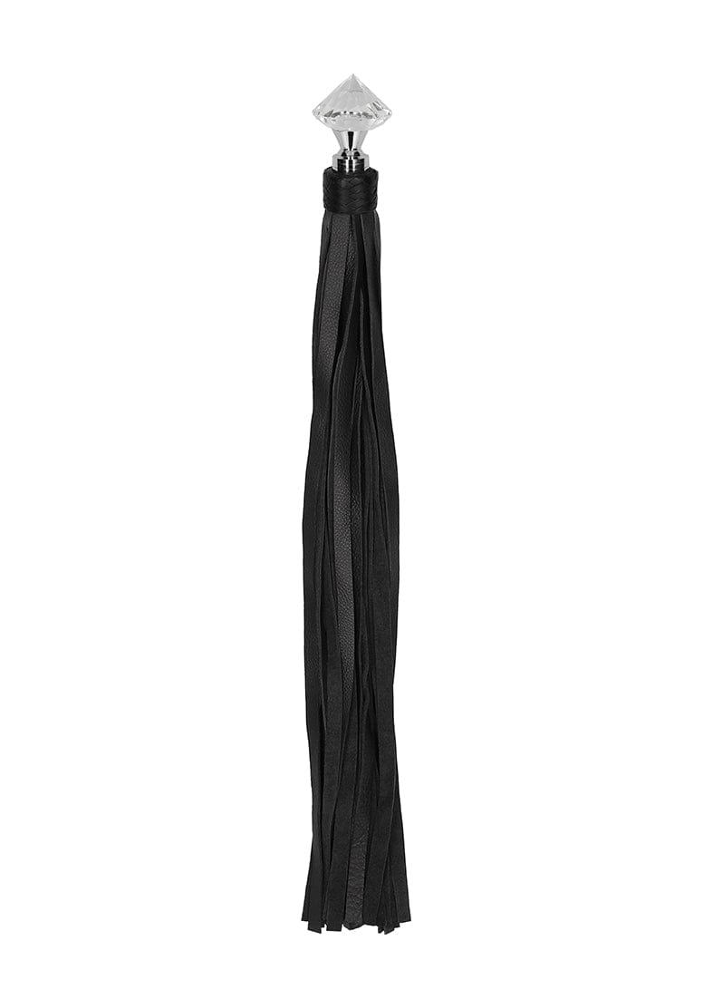 SPARKLING POINTED HANDLE LEATHER FLOGGER