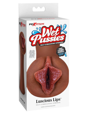 EXTREME WET PUSSIES - LUSCIOUS LIPS BROWN
